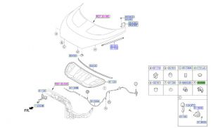 كلبس قفل الكبوت