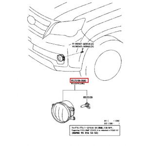 كشاف ضباب أمامي يمين