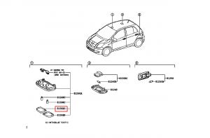 غطاء شفاف لمبة سقف رقم 1