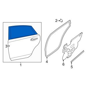 باب خلفي يسار