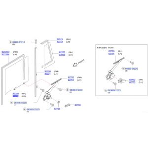 زجاج نافذة الباب