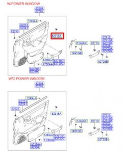 كلبس ديكور باب داخلي
