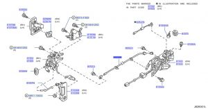 كابل قفل داخلي للباب السحاب