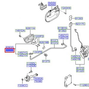 مقبض باب داخلي