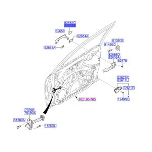 غطاء مقبض باب خارجي