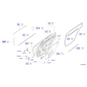 شريط ستيكر ديكور باب خلفي