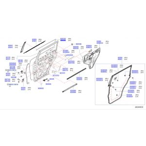 شريط ستيكر ديكور باب خلفي
