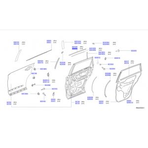 شريط ستيكر ديكور باب خلفي