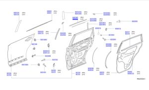 شريط ستيكر ديكور باب خلفي