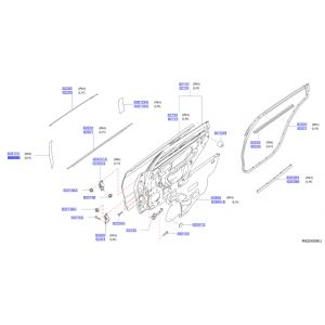 شريط ستيكر ديكور باب خلفي