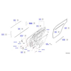 شريط ستيكر ديكور باب خلفي