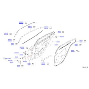شريط ستيكر ديكور باب خلفي