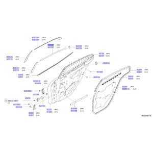 شريط ستيكر ديكور باب خلفي