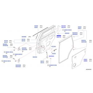 شريط ستيكر ديكور باب خلفي