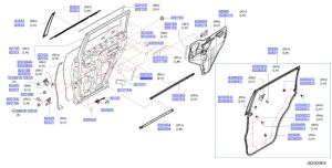 شريط ستيكر ديكور باب خلفي