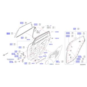 شريط ستيكر ديكور باب خلفي