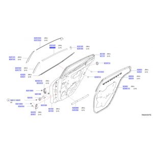 شريط ستيكر ديكور باب خلفي