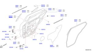 شريط ستيكر ديكور باب خلفي