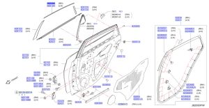 شريط ستيكر ديكور باب خلفي