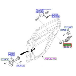 قاعدة مقبض باب خارجية