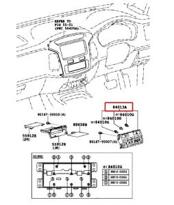 مجموعة ازرار التحكم بالطبلون