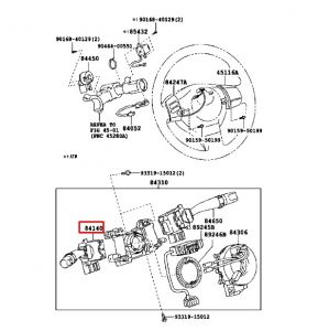 مفتاح التحكم بالإضاءة الأمامية