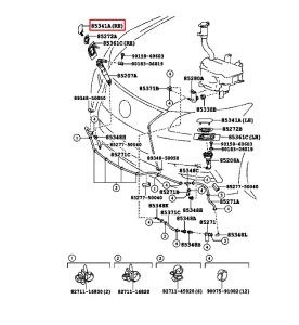 غطاء منظف الانوار الأمامية