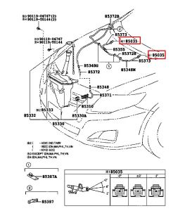 بخاخ ماء المساحات