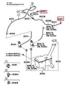 بخاخ ماء المساحات