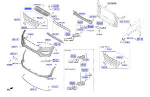 غطاء فوق شبك الصدام