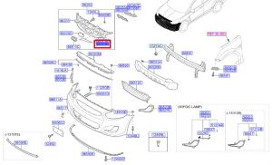 قطعة ديكور شبك صدام