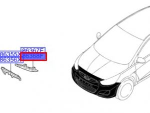 غطاء ديكور شبك الصدام