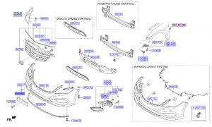 ديكور لوحه صدام أمامي