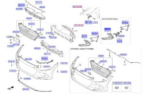 غطاء فتحة كشاف الضباب
