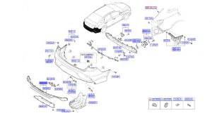 جلدة صدام خلفي سفلية