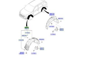 بطانة رفرف أمامي يسار