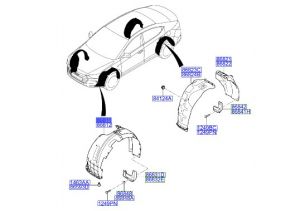بطانة رفرف أمامي يسار