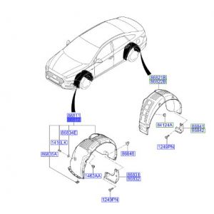 بطانة رفرف أمامي يمين
