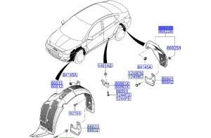 بطانة رفرف خلفي يسار