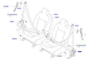حزام الامان الأمامي يسار