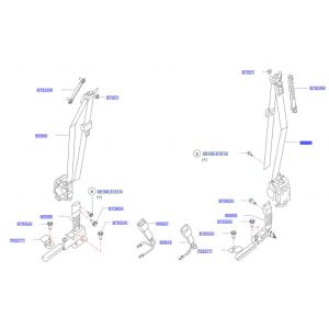 حزام الامان الأمامي يسار