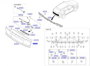 جلدة ديكور باب شنطة خلفي
