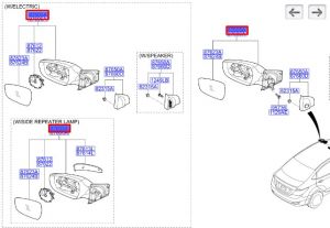 مراية جانبية يسار