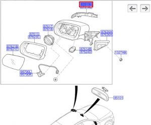 نور مراية جانبية