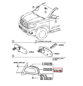 مراية جانبية يمين