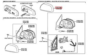 غطاء مراية جانبية