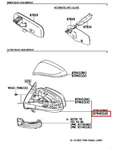 مراية جانبية يسار