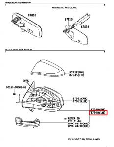 مراية جانبية يسار