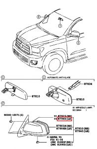 غطاء مراية جانبية