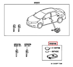 مفتاح مع ريموت